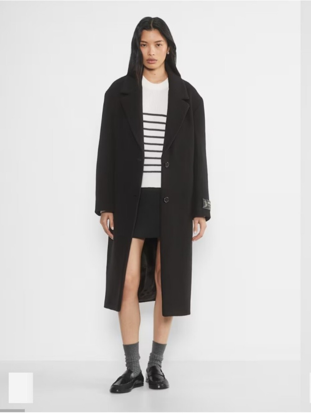Aritzia The Only Coat - Wool Cashmere